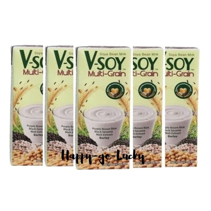 

1 Karton 48 pcs V-Soy Multi Grain UHT 200 ml.. VSoy V Soy
