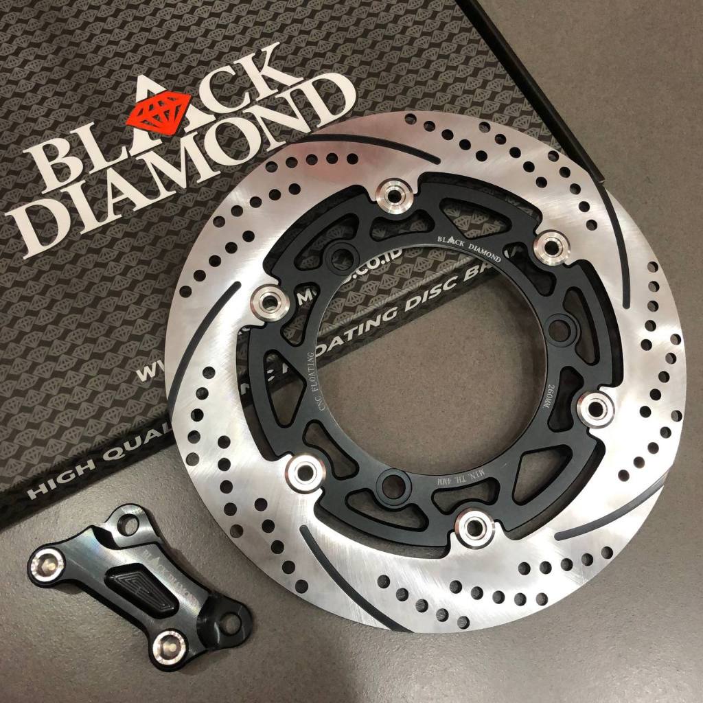 Discbrake Disc Brake / Piringan Cakram Floating Black Diamond GP 260mm Lebar Nmax New Old Neo S Turb