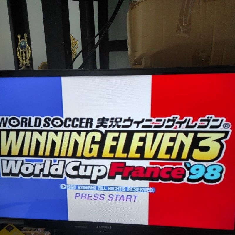Kaset Cd Ps2 / PS1 Original Winning Eleven 3 WorldCup France 98