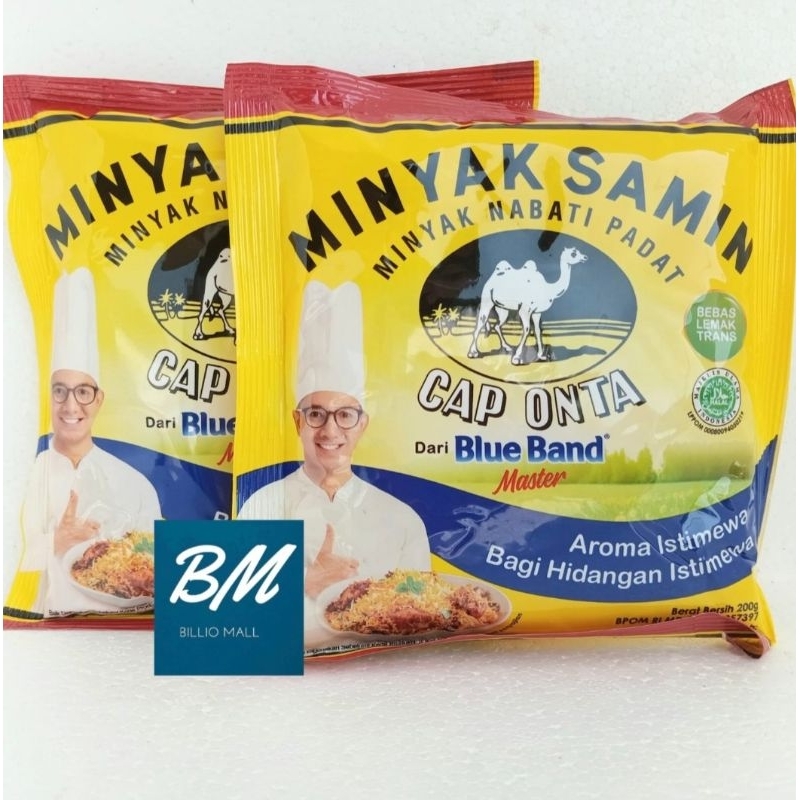 

Minyak Samin Cap Onta 200 gr / Minyak Nabati Padat Butter Mentega Minyak Samin Cap Onta Sachet 200 gram