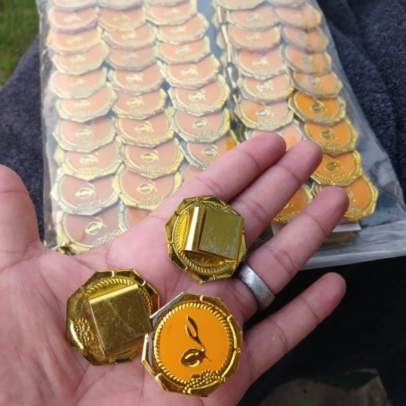 

ring segi 8 timbul resin / perlengkapan Pramuka / accesories pramuka