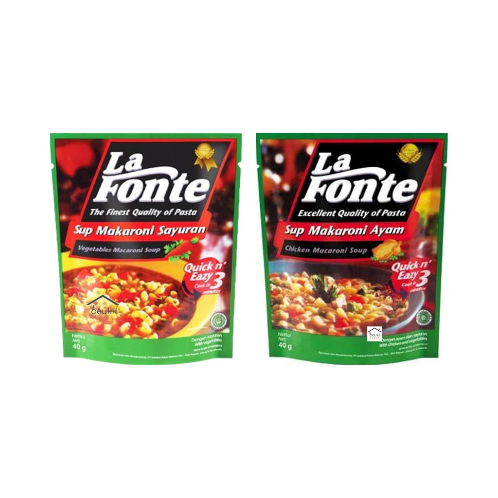 

La Fonte Sup Makaroni Berbagai Varian Pilih Rasa