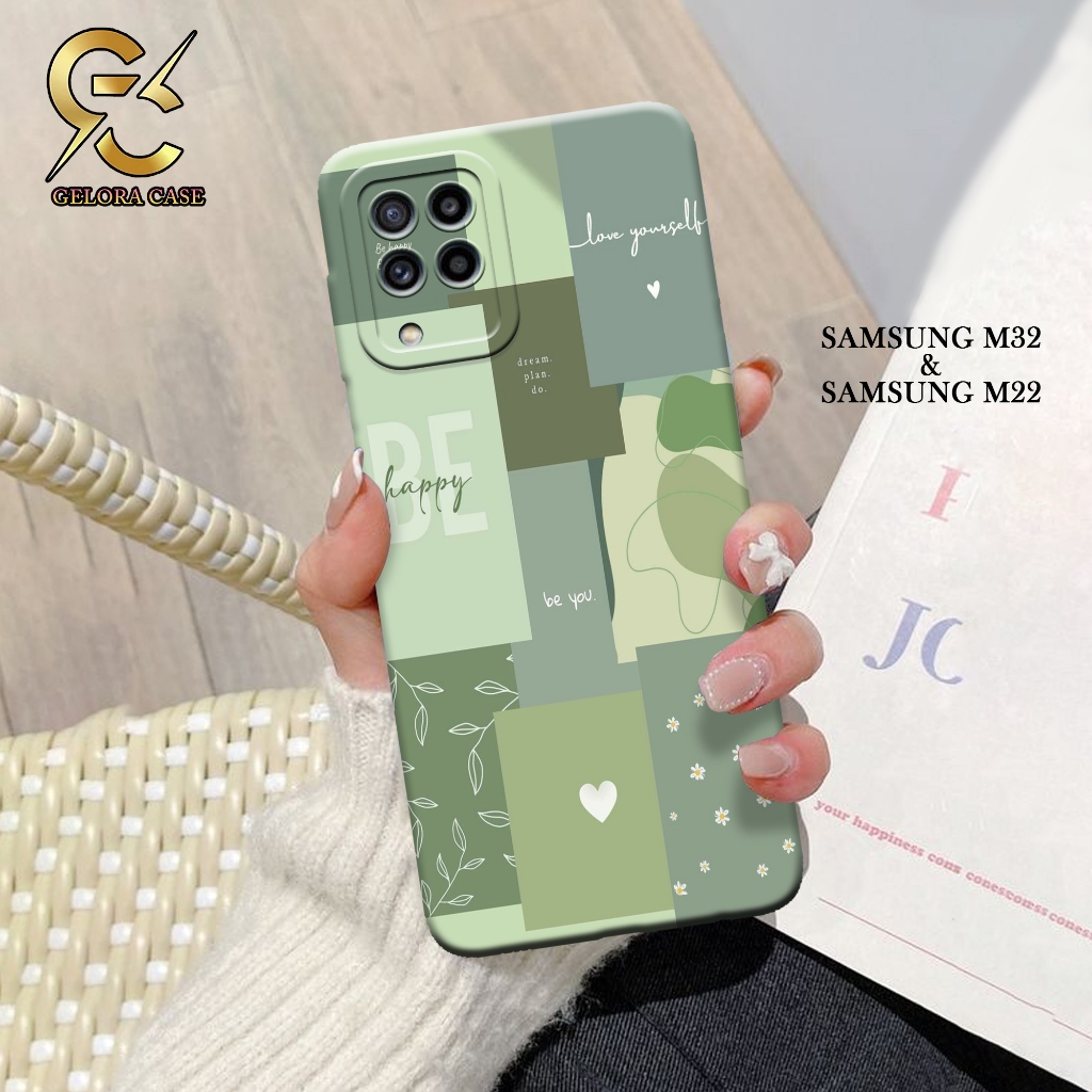Case Samsung M32 / Samsung M22 - geloracase - Casing Samsung M32 - Motif case aesthetic - Samsung - 