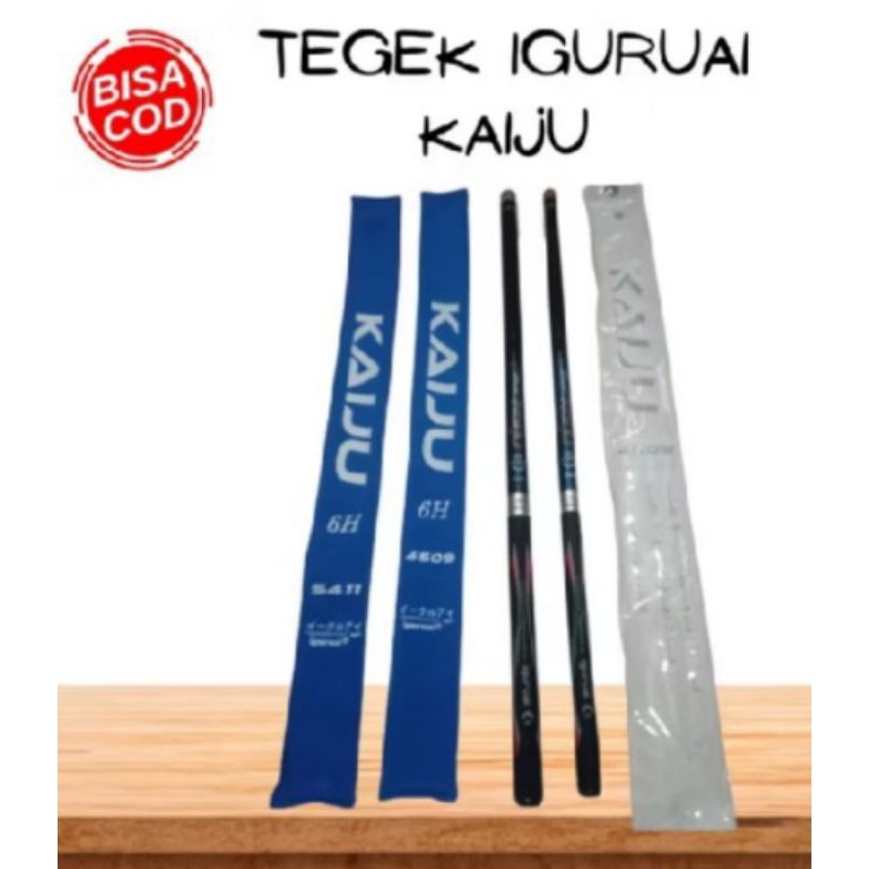 tegek joran iguruai kaiju free packing pipa pvc