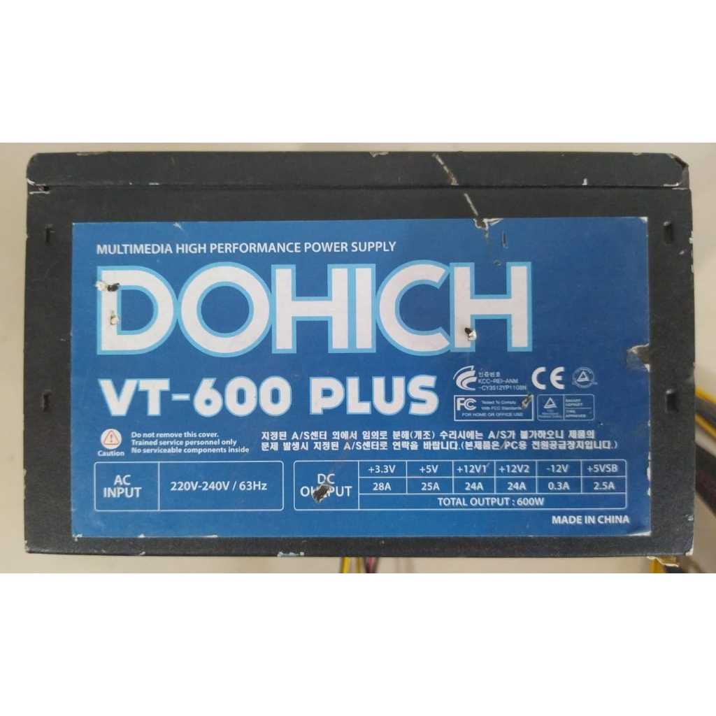 Power Supply 600W Pure Korea PSU