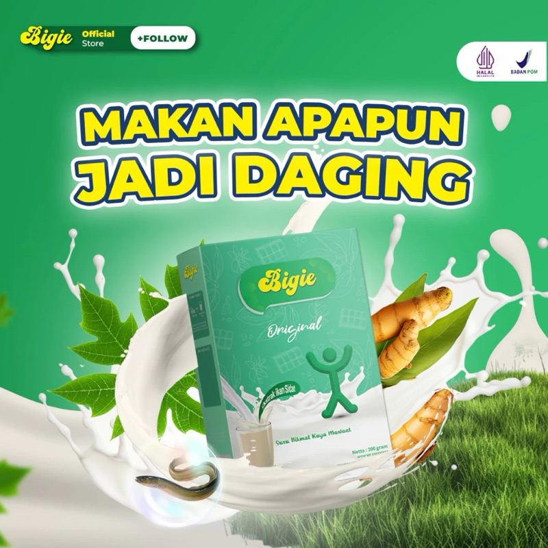 

susu BIGIE VANILA susu penggemuk badan Dan penambah nafsu makan original vitamin penggemuk badan herbal