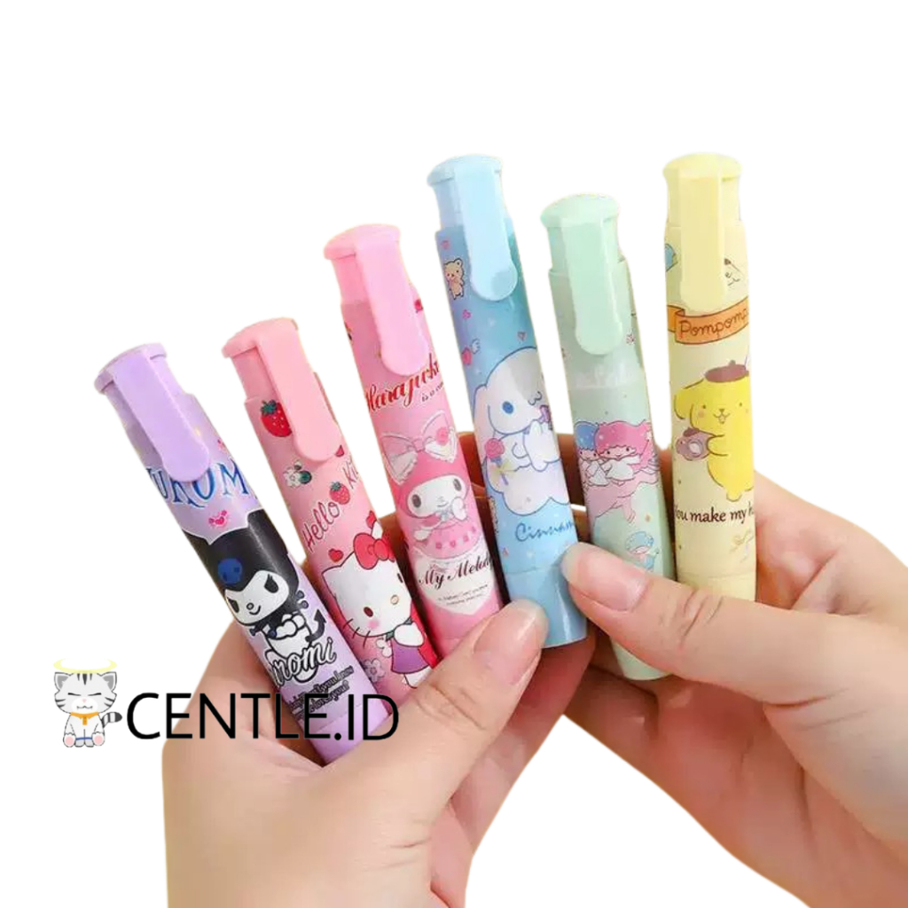 

PENGHAPUS CETEK SANRIO ERASER DEPRESSIBLE MOTIF SANRIO ER-1281 PENGHAPUS PENSIL MEKANIK LUCU MURAH