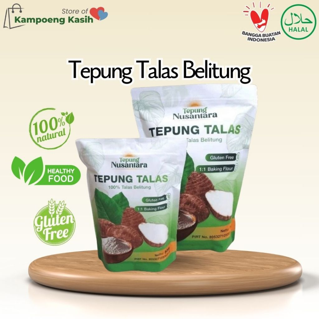 

Tepung Talas Nusantara / Tepung Sehat Gluten Free