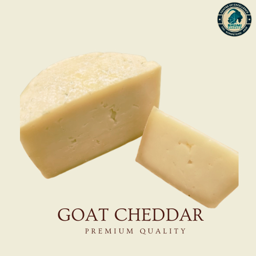 

Goat Cheddar Cheese - Keju Cheddar Kambing