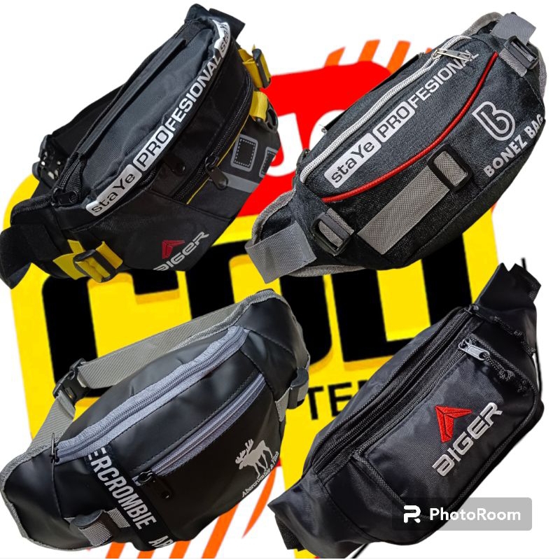 Paket Usaha 4in1 Tas Waistbag Tas Selempang Dada Terbaru Tas Pria