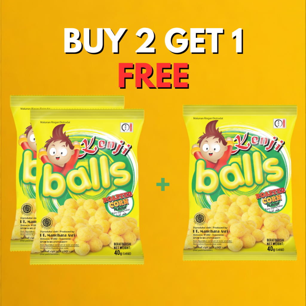 

KENJI BALLS 40GR BELI 2 GRATIS 1 (VARIAN RANDOM)