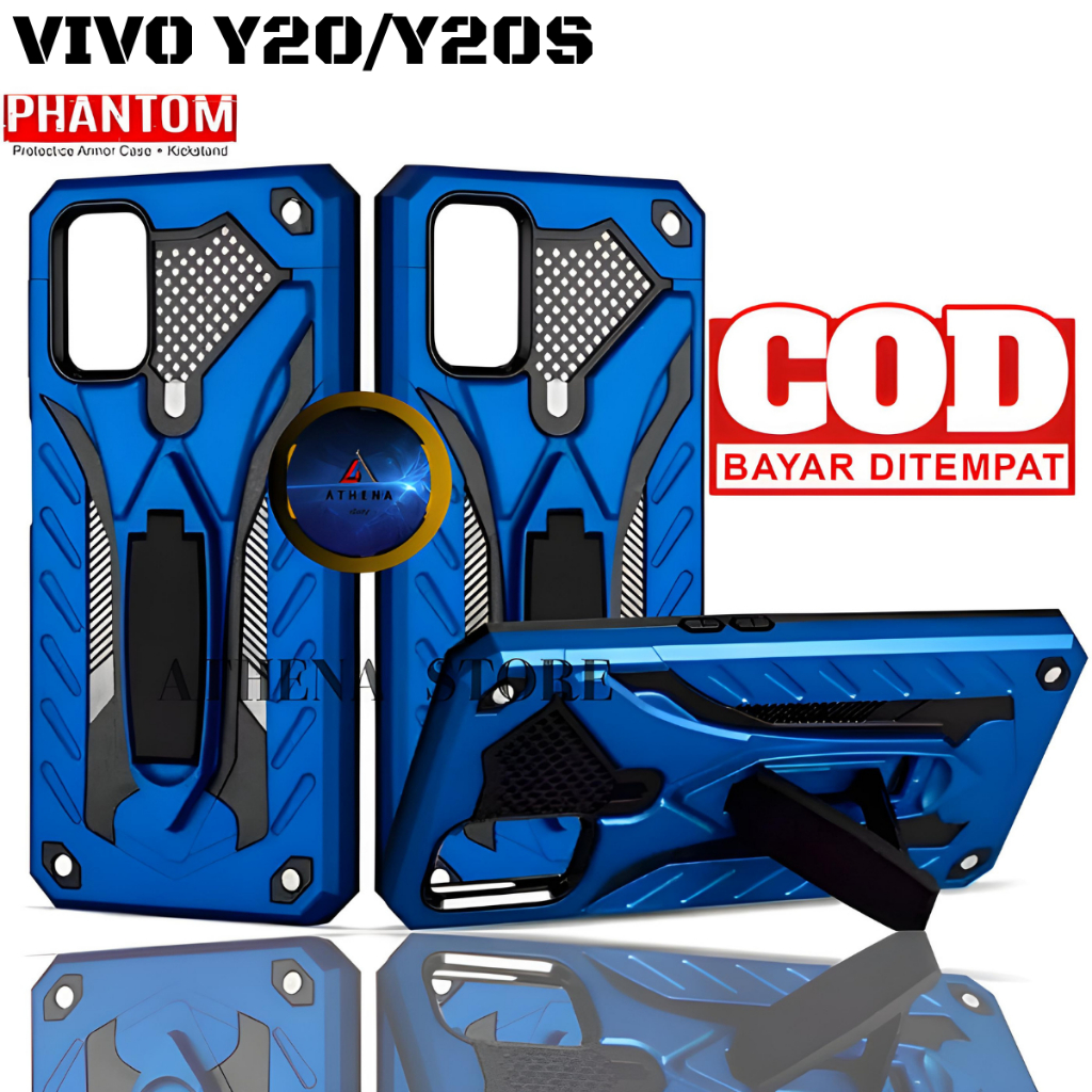 Case Hp For Vivo Y20 / Y20S Casing Phantom Hardcase Anti Air Model Terbaru Kekinian Viral Murah Tpu
