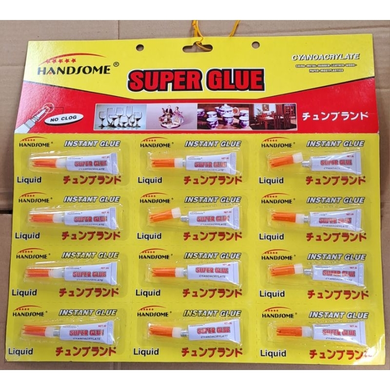 

super glue handsome/lem serbaguna isi 1 lusin [12 pcs]