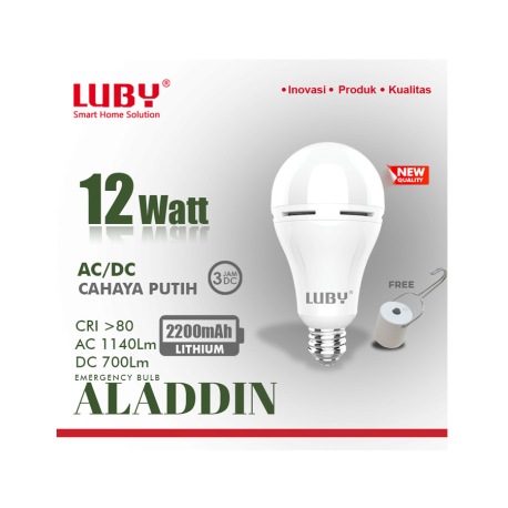 Aladdin Luby 12 watt Emergency Bulb