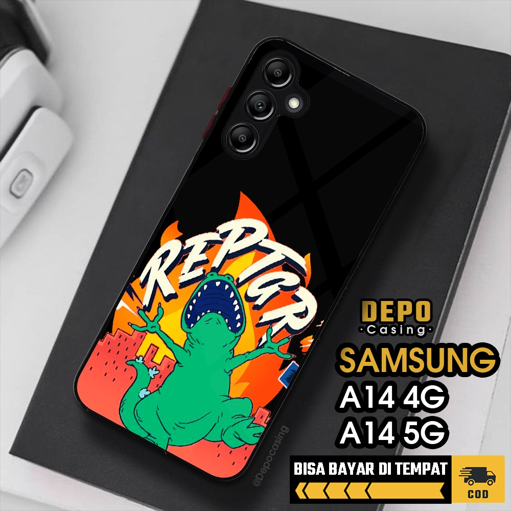 Case Samsung A14 4G A14 5G Casing Samsung A14 4G A14 5G Casing Depo Casing [DINO] Case Glossy Case A