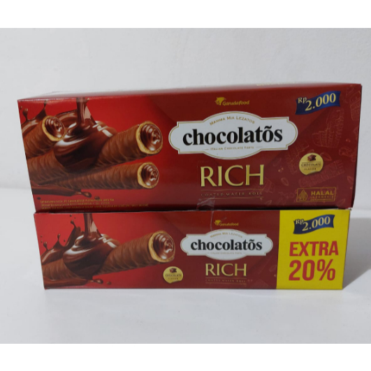 

Chocolatos Rich 2000 Pack isi 12 pcs