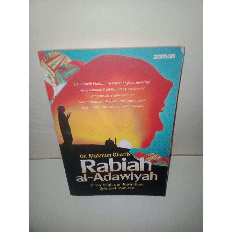BUKU ASLI RABIAH AL ADAWIYAH CINTA ALLAH DAN KERINDUAN SPIRITUAL MANUSIA
