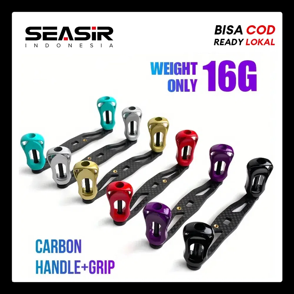 [OFFICIAL] SEASIR Carbon Rocker Handle 16G for Reel bc Baitcasting Reels Pancing Casting Hendel Pega