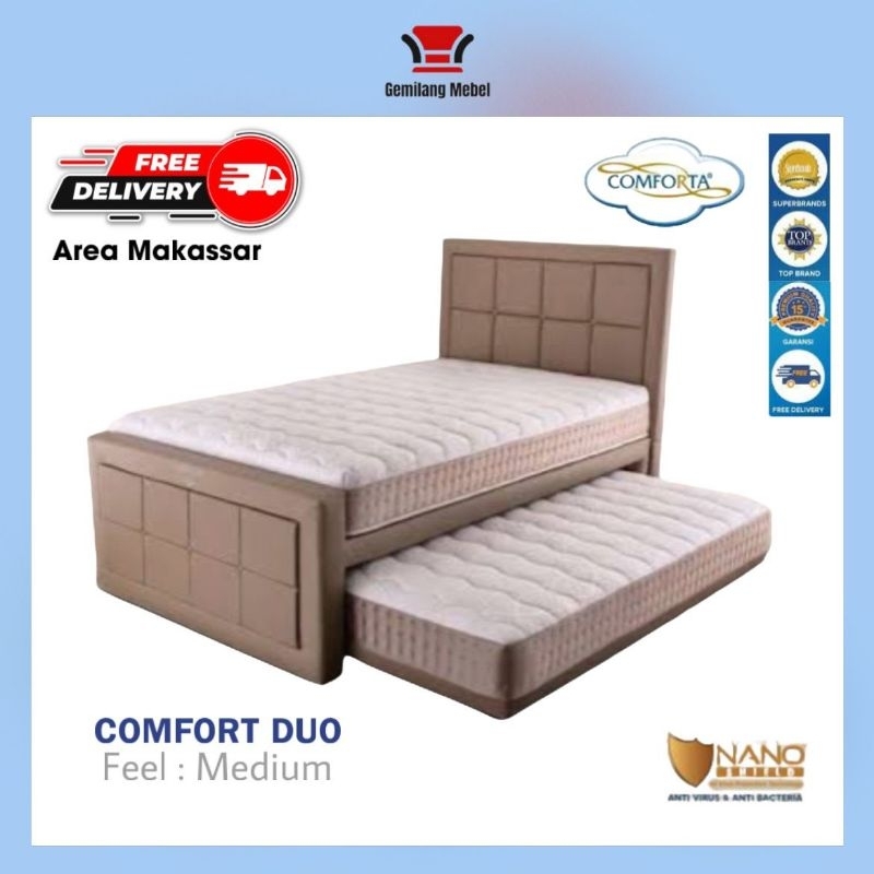 Spring Bed 2in1 Comforta l Spring Bed 2 susun l Spring Bed Makassar