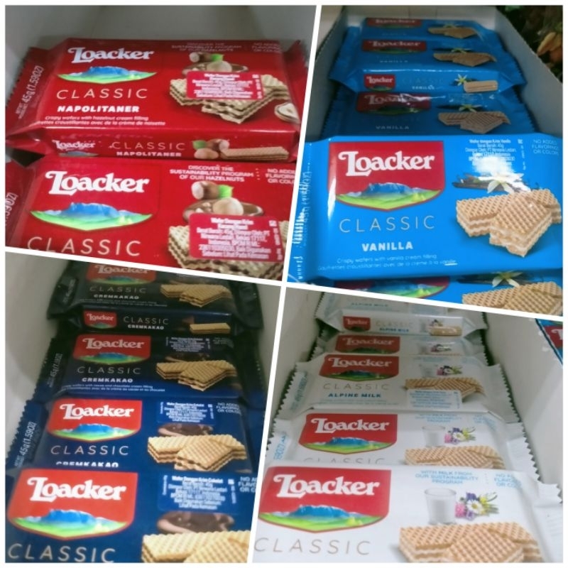 

Loacker Wafer 45gr All Varian