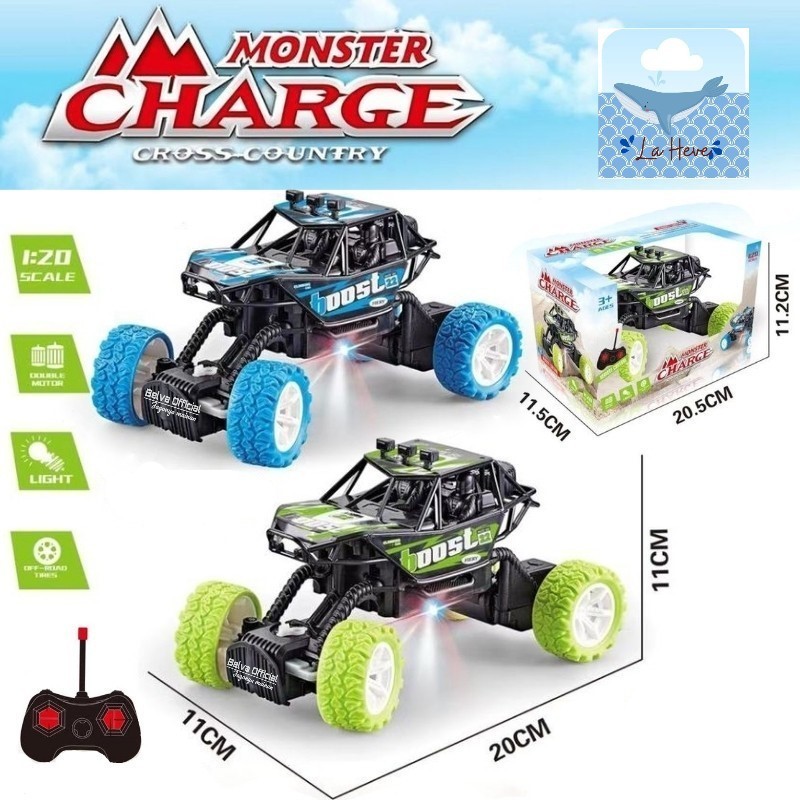 Mainan Mobil Rc Monster Offroad Skala 1:20 Remote Control Rock Crawler RC Rock Climbing