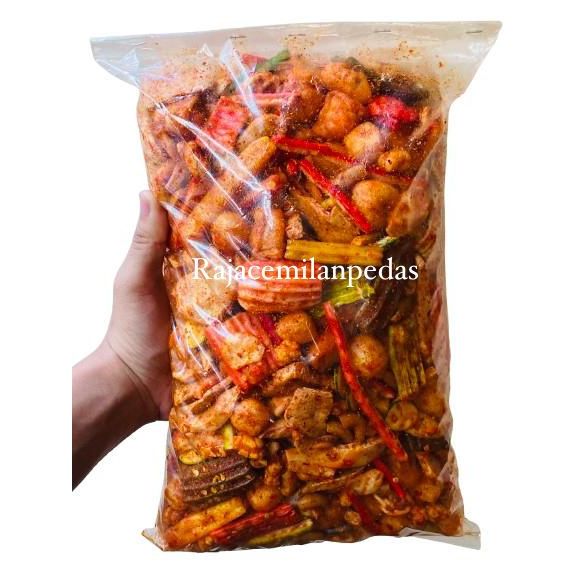 

1kg seblak campur pedas daun jeruk/basreng mix kerupuk seblak campur