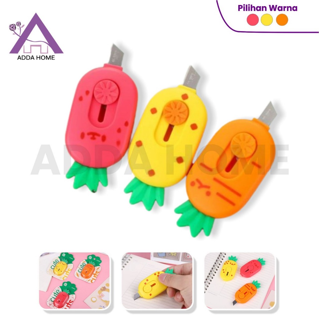 

Pisau Cutter Kecil Motif Wortel Lucu Tajam Tahan Karat Serbaguna