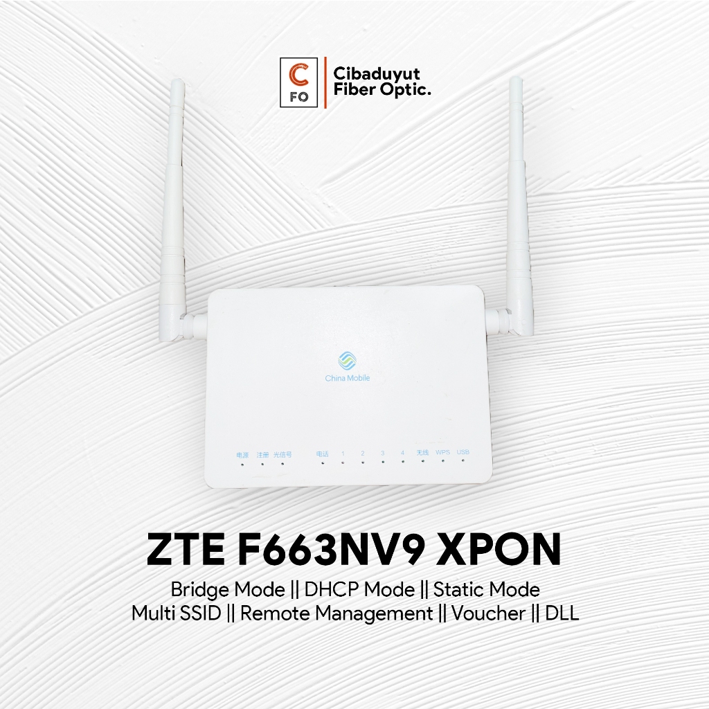 ONT ONU ZTE F663NV9 XPON