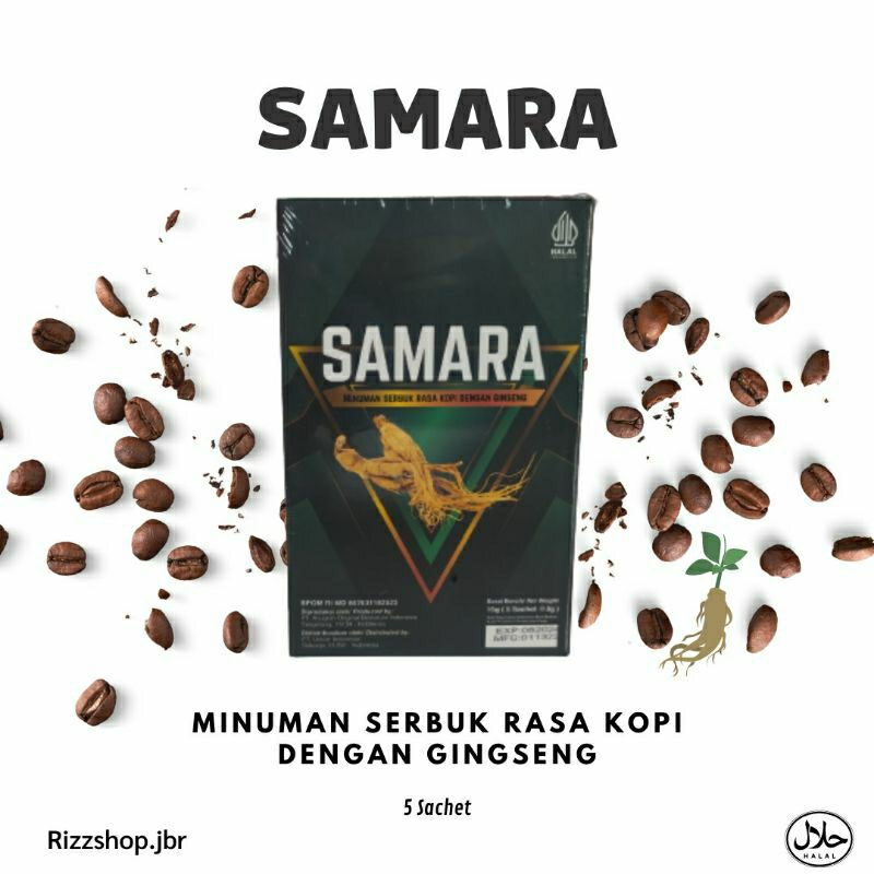 

SAMARA Kopi Tempur 5 Sachet / SLB Coffee Kopi Penambah Stamina Pria