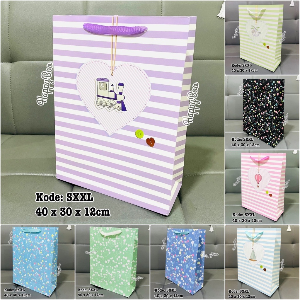 

bag paper bag gift bag goodie bag tas kado tas kertas sxxl size besar jumbo large XL