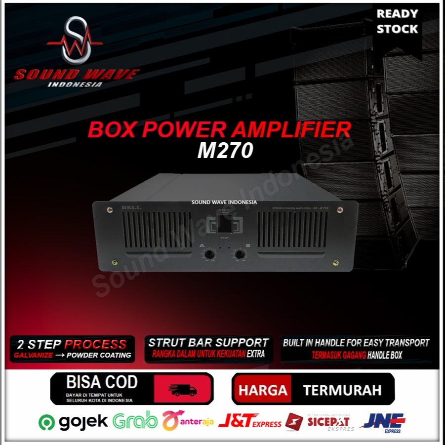 BOX POWER AMPLIFIER BELL M270