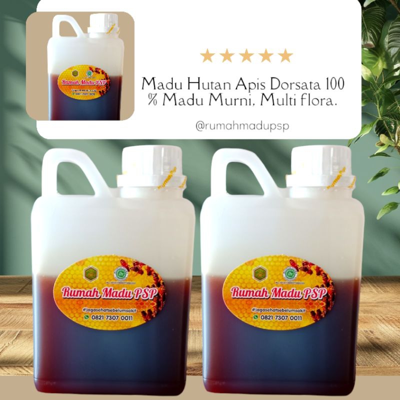 

Madu Hutan Apis Dorsata 500 Gram