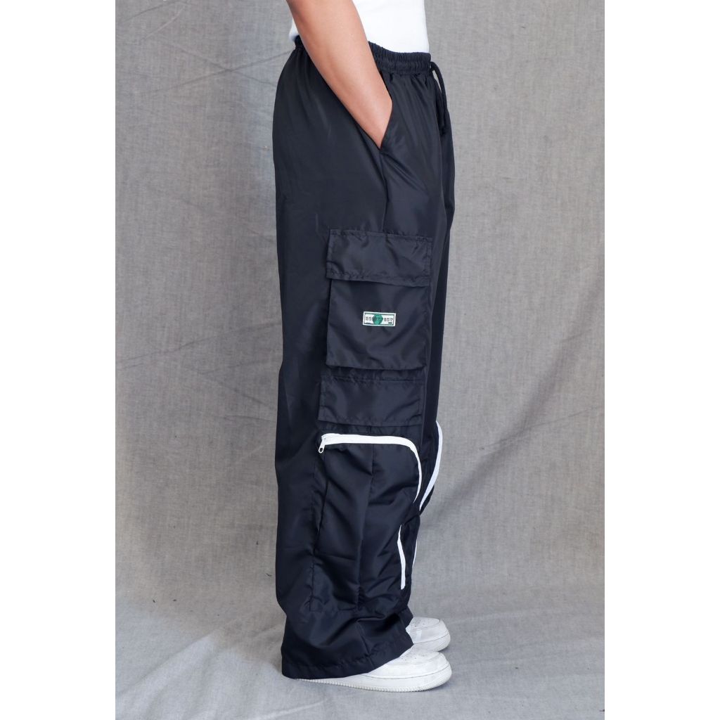 MONEYFEST - MULTI POCKET OVERSIZE CARGO - CARGO BAGGY PANTS