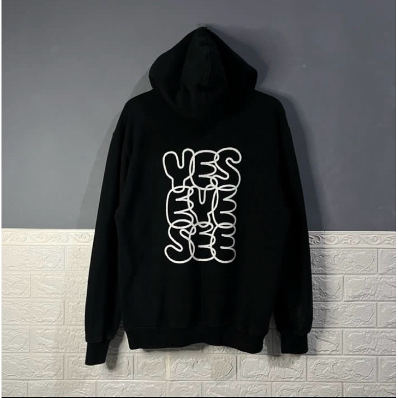 Hoodie Yes Eye See Black