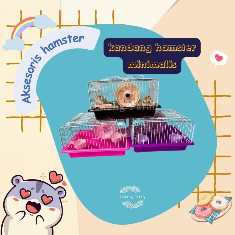Kandang Hamster Sweet Minimalis Kandang kecil