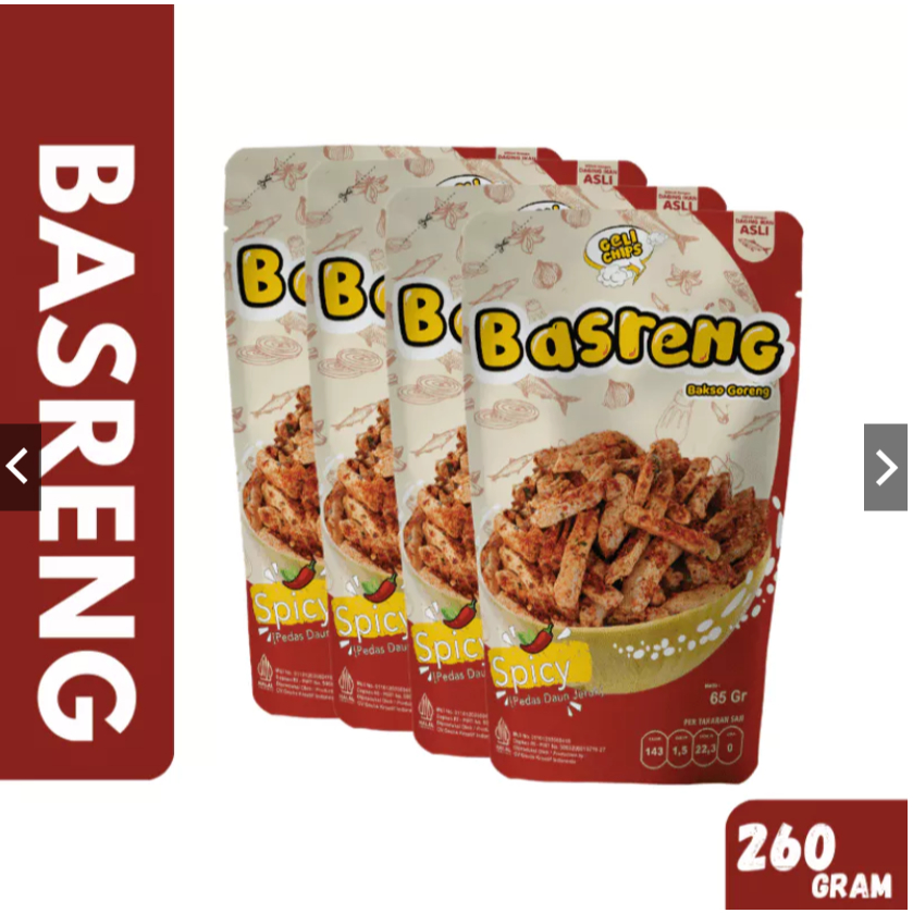 

Gramedia Batam - Geli Chips Basreng Pedas Gurih(Bakso Goreng)