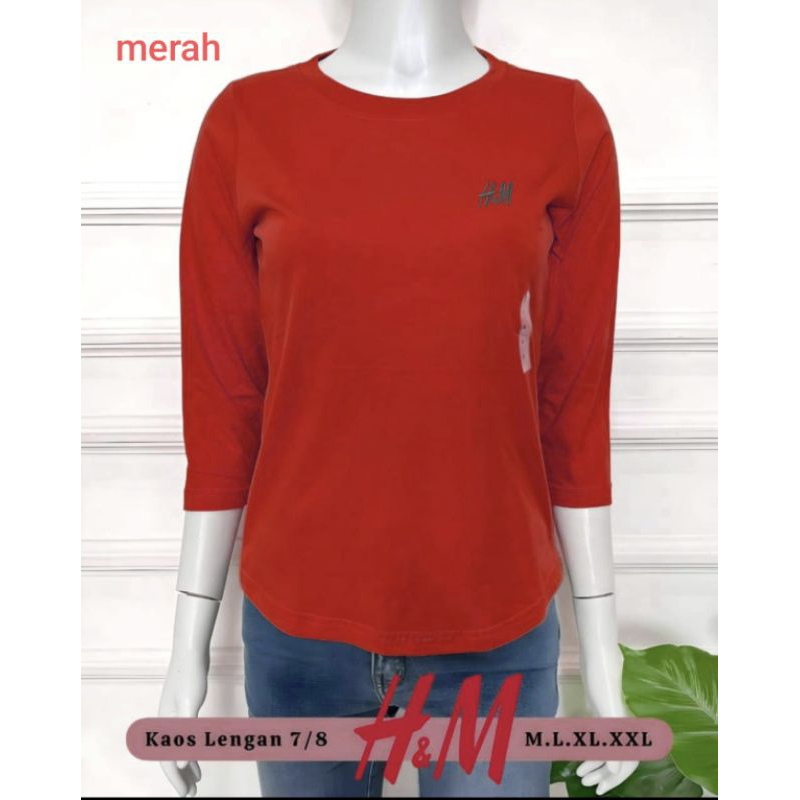 KAOS H&M CEWE 7/8 KEKINIAN