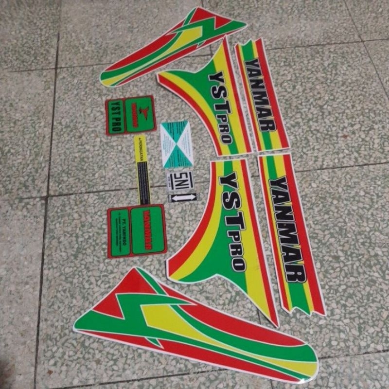 STICKER YANMAR YST PRO STIKER YANMAR YST PRO