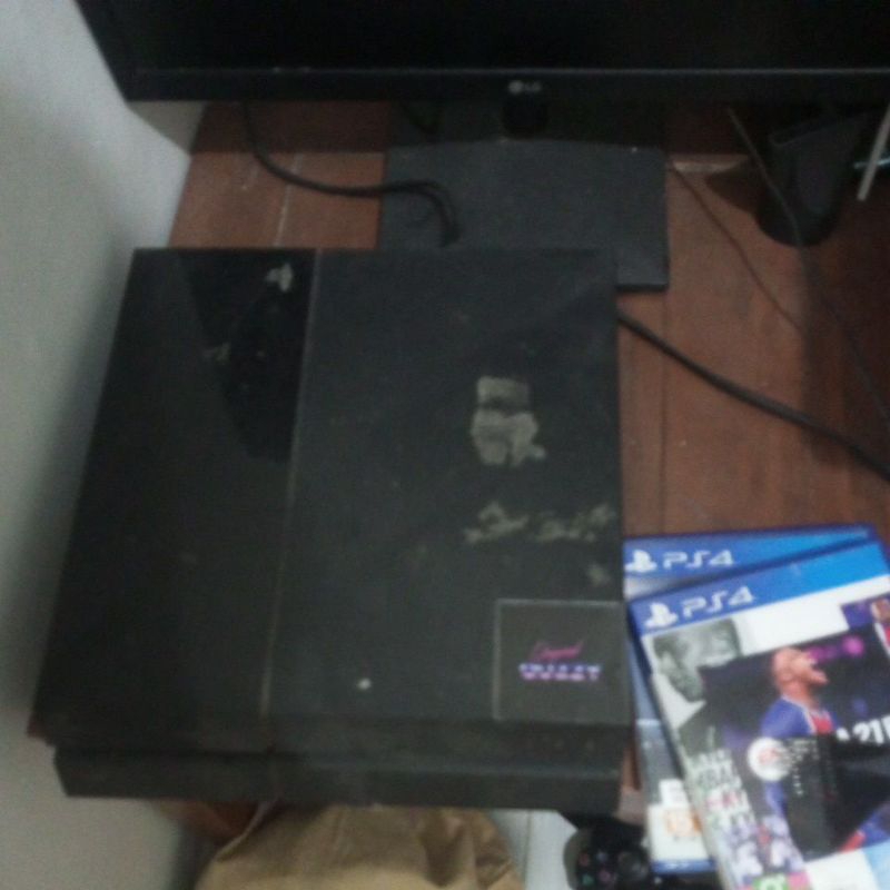 ps 4 second fw ori+stick+bd+game digital