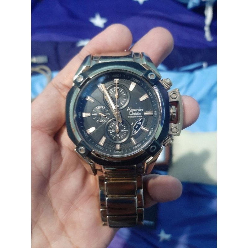 JAM ALEXANDRE CHRISTIE AC 6225 PRIA GOLD BLACK ORIGINAL