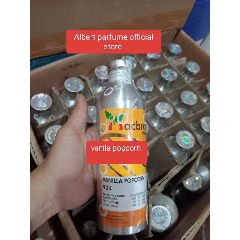 VANILA POPCORN MACBRAME 500 GR SEGEL ASLI