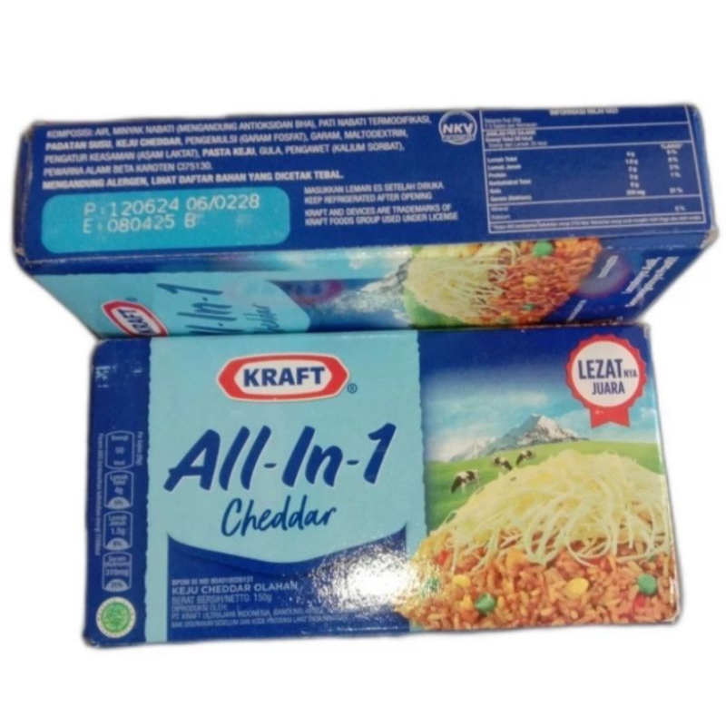 

Kraft Cheddar All In 1 165gr, Kraft Quick Melt Mozza 165gr