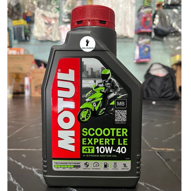 1 liter Oli motul scooter expert 10w40 original motul 1000ml oli motul scooter expert original motul
