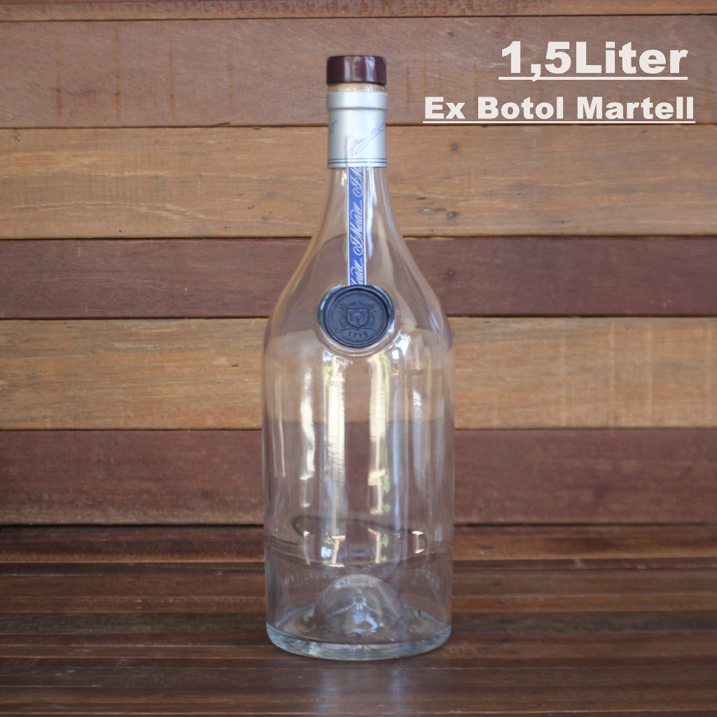 Botol kaca polos bekas minuman buat kerajinan