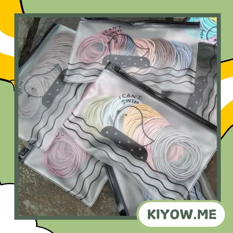 Iket rambut/gelang style korea isi 100pcs Hitam dan Warna-warni (free pouch)