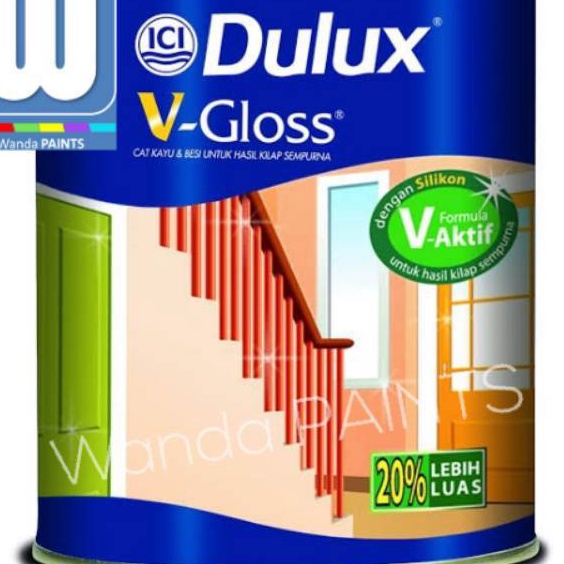 

HEMAT BERLIPAT CAT MINYAK DULUX V GLOSS 1 KG WARNA STANDARD