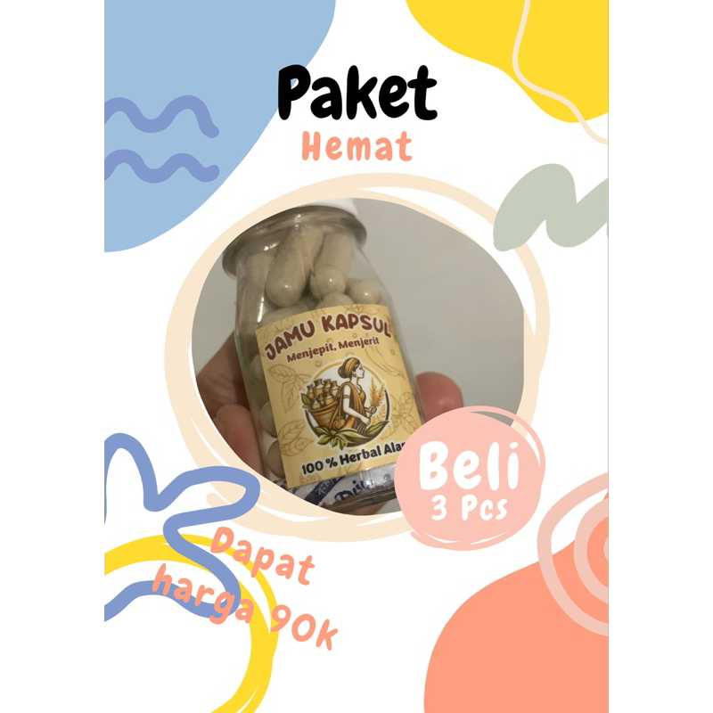 

Paket hemat Jamu Makanja kewanitaan keputihan keset harum mencengkram lendir berlebihan