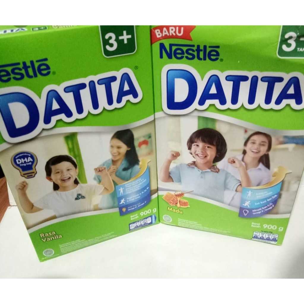 Susu Nestle DATITA 3+ Susu Formula Pertumbuhan 3 - 5 Tahun Madu/Vanilla 850 Gr TERMURAH