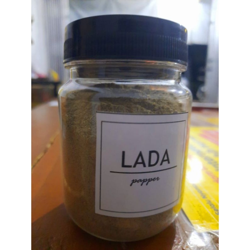 Lada Putih Bubuk Original || Merica Bubuk (dalam Kemasan Botol Bumbu) (100%Merica)