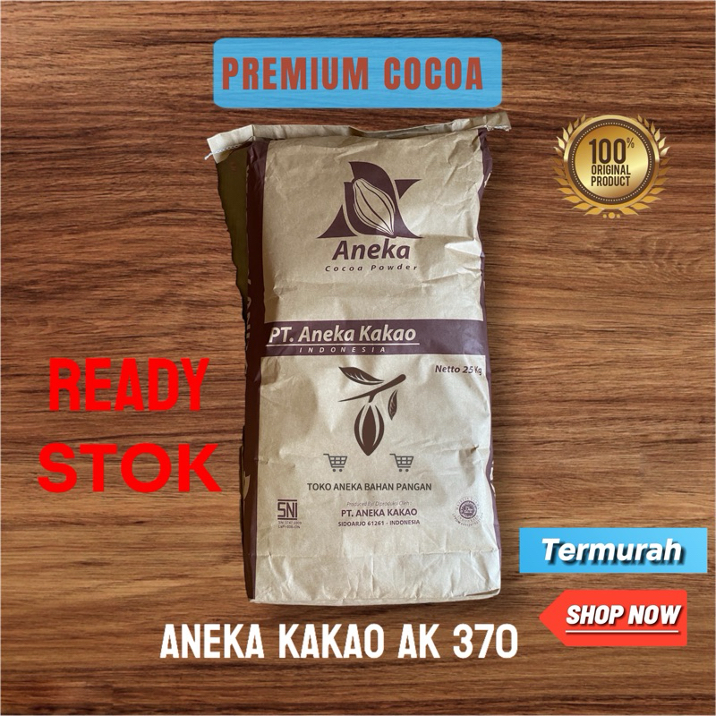 

ANEKA KAKAO AK 370 Dark Kemasan Sak 25 Kg Pure 100% Tanpa Campuran